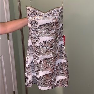 Sequin mini dress